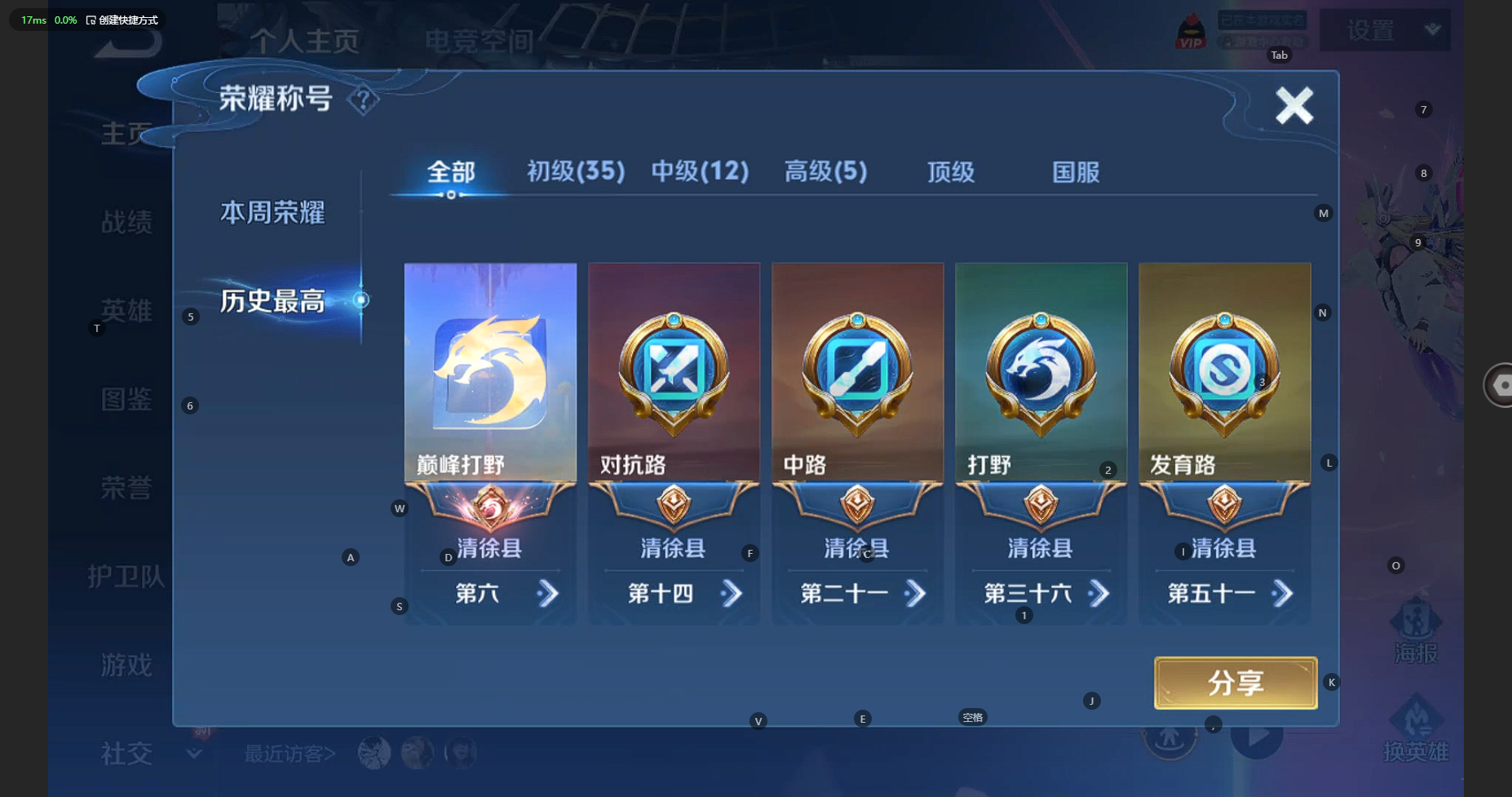 WZBSY3247760王者荣耀账号详情图3