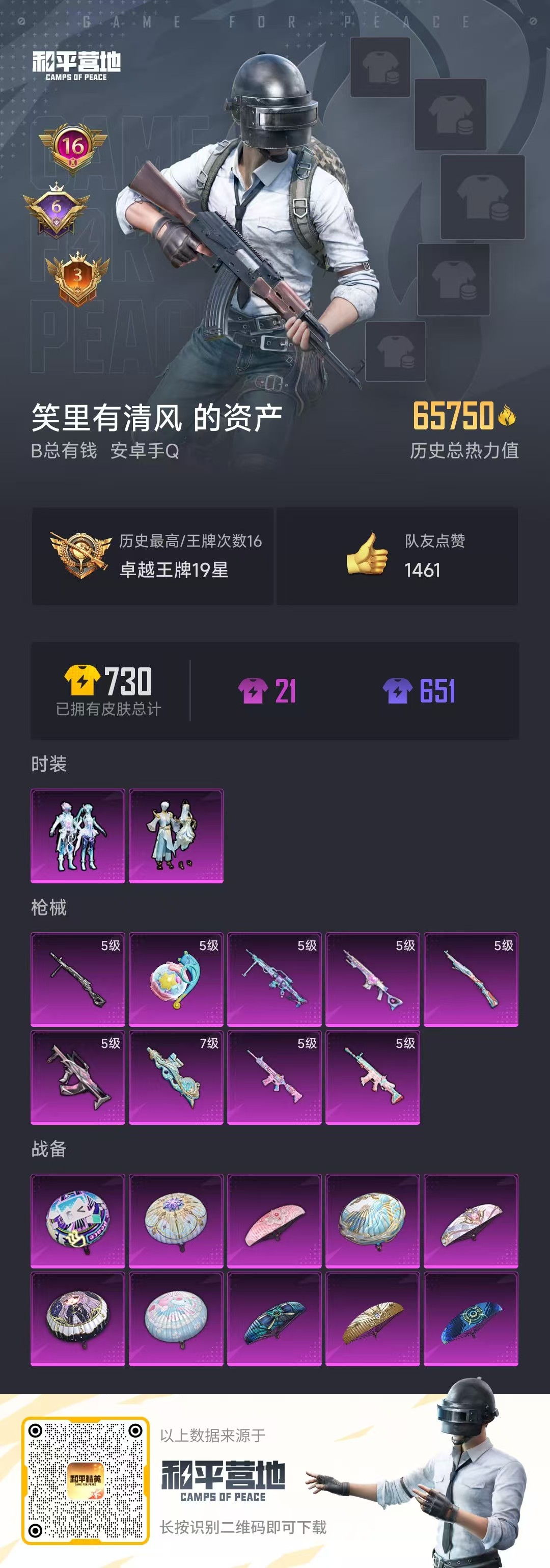 HPQK3324434和平精英账号详情图2 HPQK3324434和平精英账号详情图2