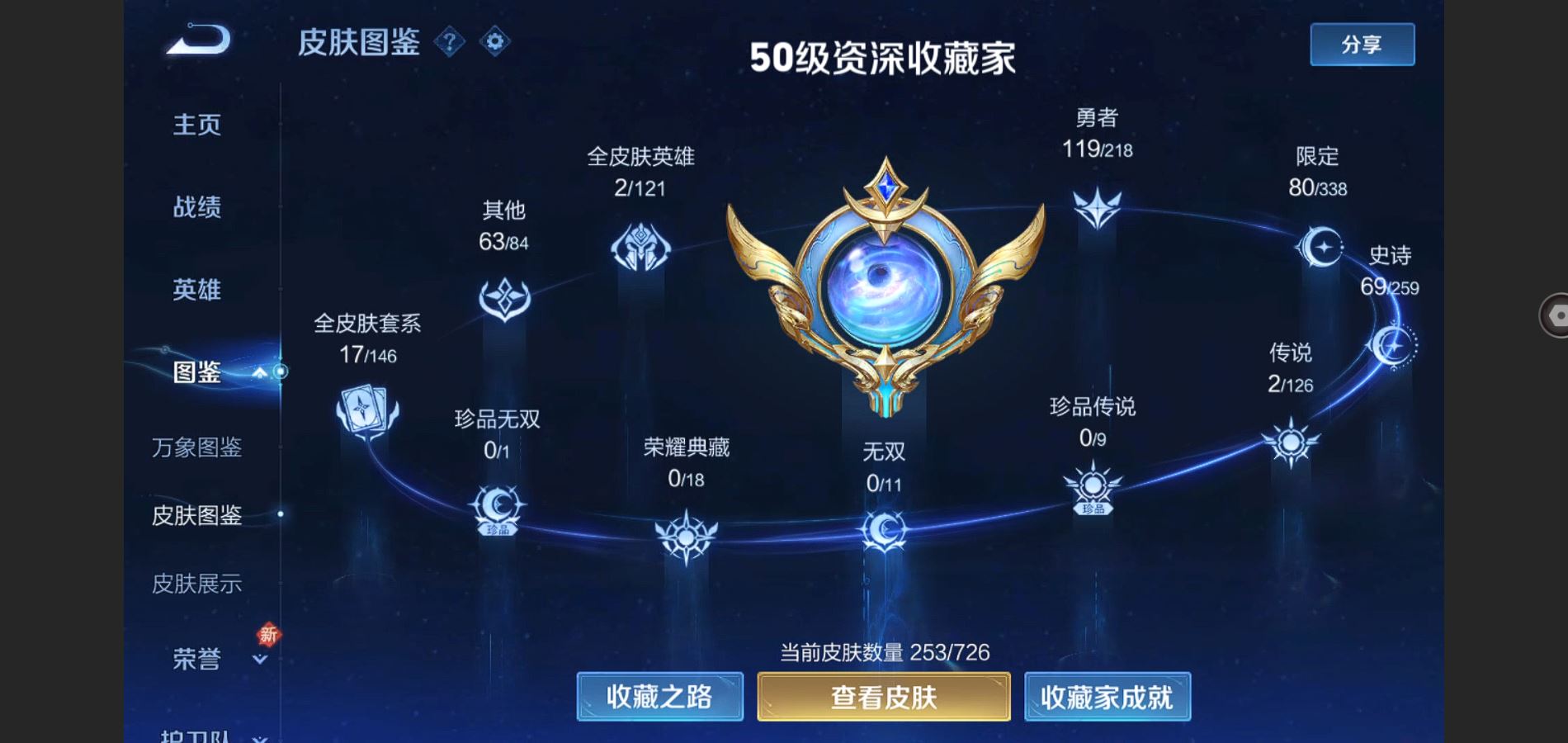 WZQM3461631王者荣耀账号详情图3 WZQM3461631王者荣耀账号详情图3