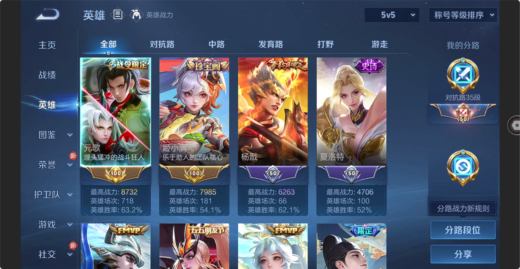 WZBSY3263209王者荣耀账号详情图3