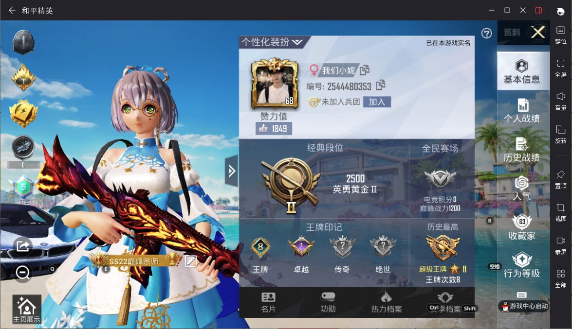HPQM3314145和平精英账号详情图3 HPQM3314145和平精英账号详情图3