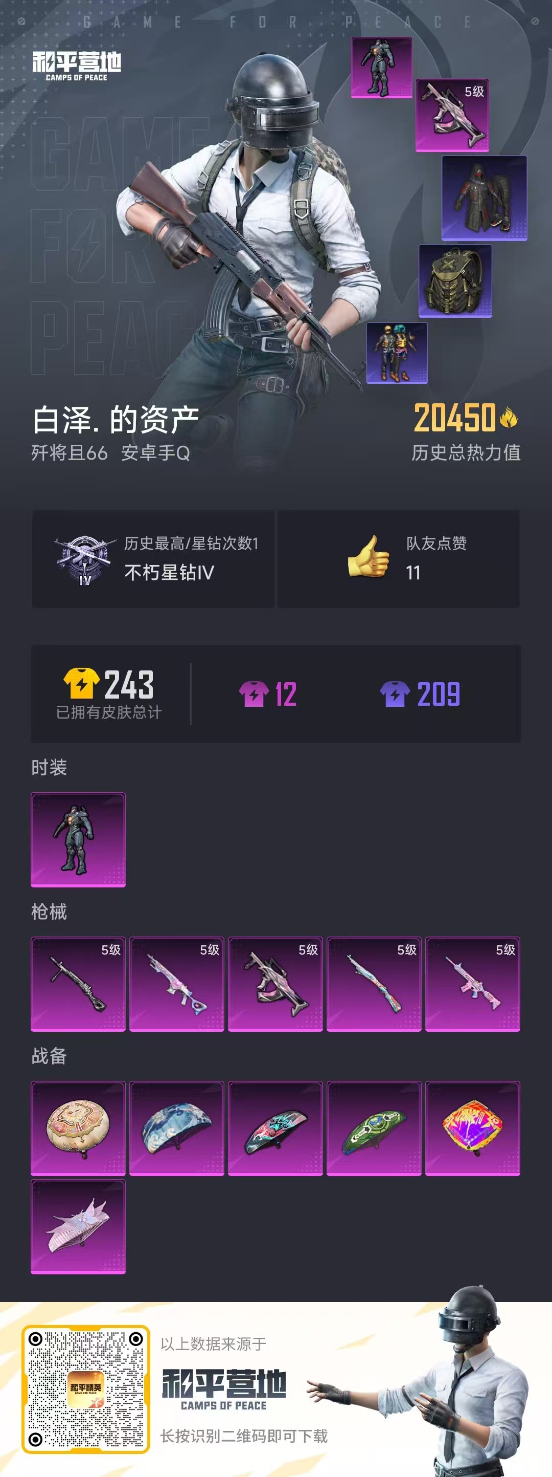 HPQK3324440和平精英账号详情图3 HPQK3324440和平精英账号详情图3