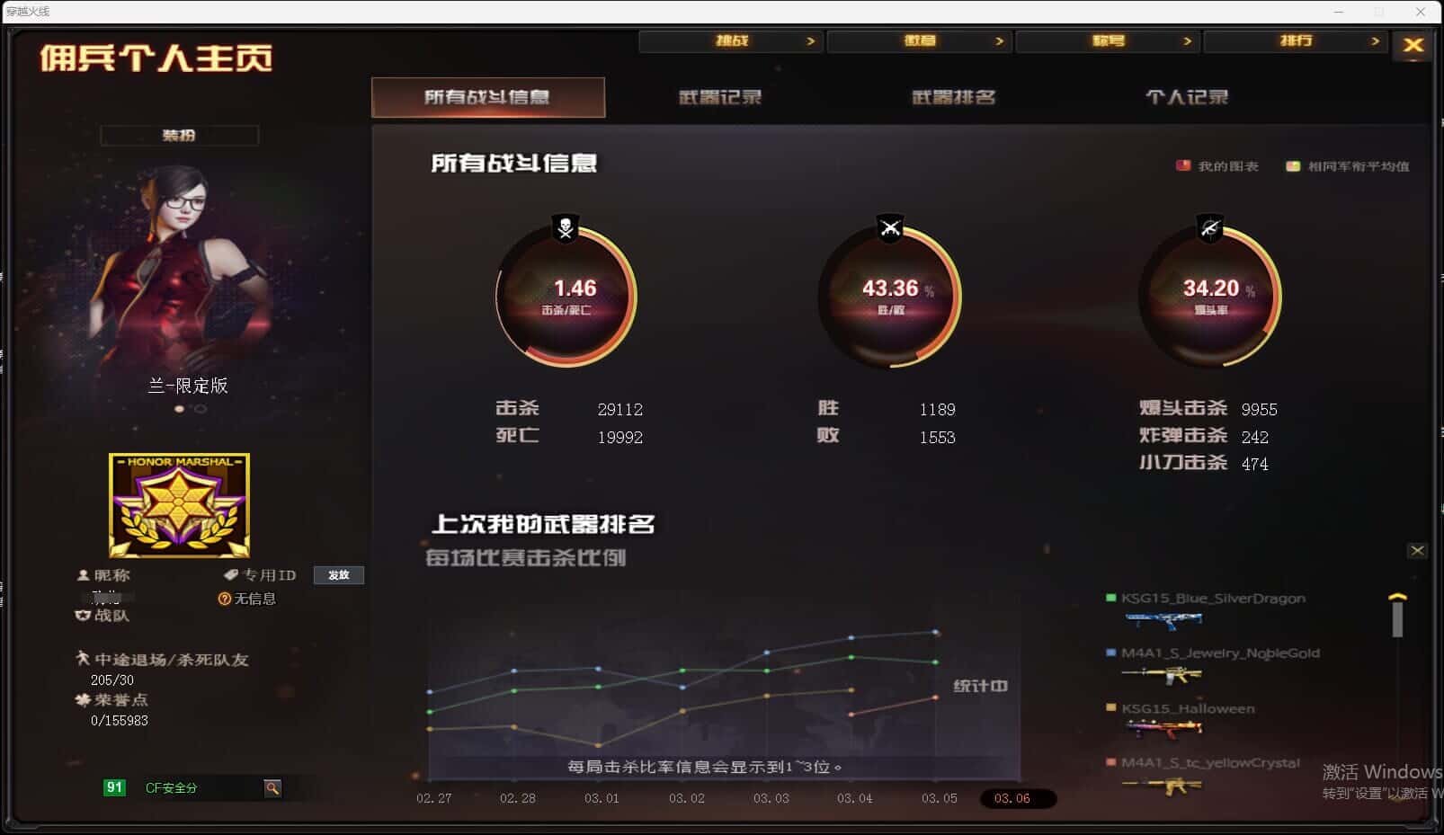 CFQM326007穿越火线账号详情图4 CFQM326007穿越火线账号详情图4