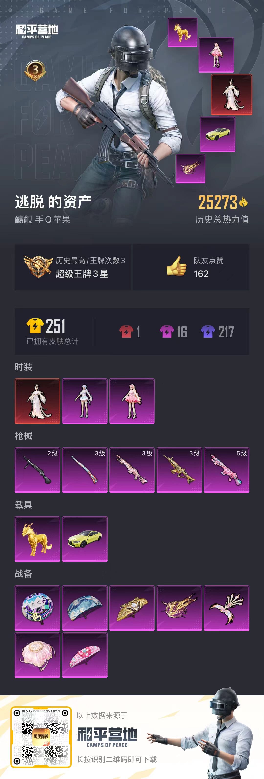 HPQM3315906和平精英账号详情图8