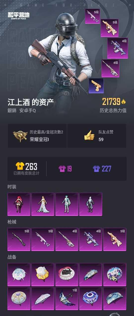 HPYYH3331138和平精英账号详情图4