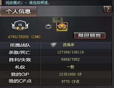 CFQM326517穿越火线账号详情图45 CFQM326517穿越火线账号详情图45