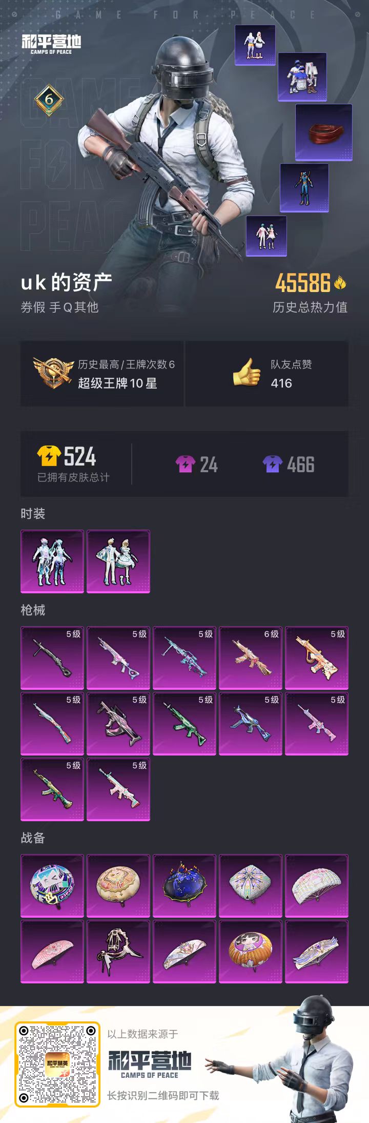 HPCMW3326629和平精英账号详情图2