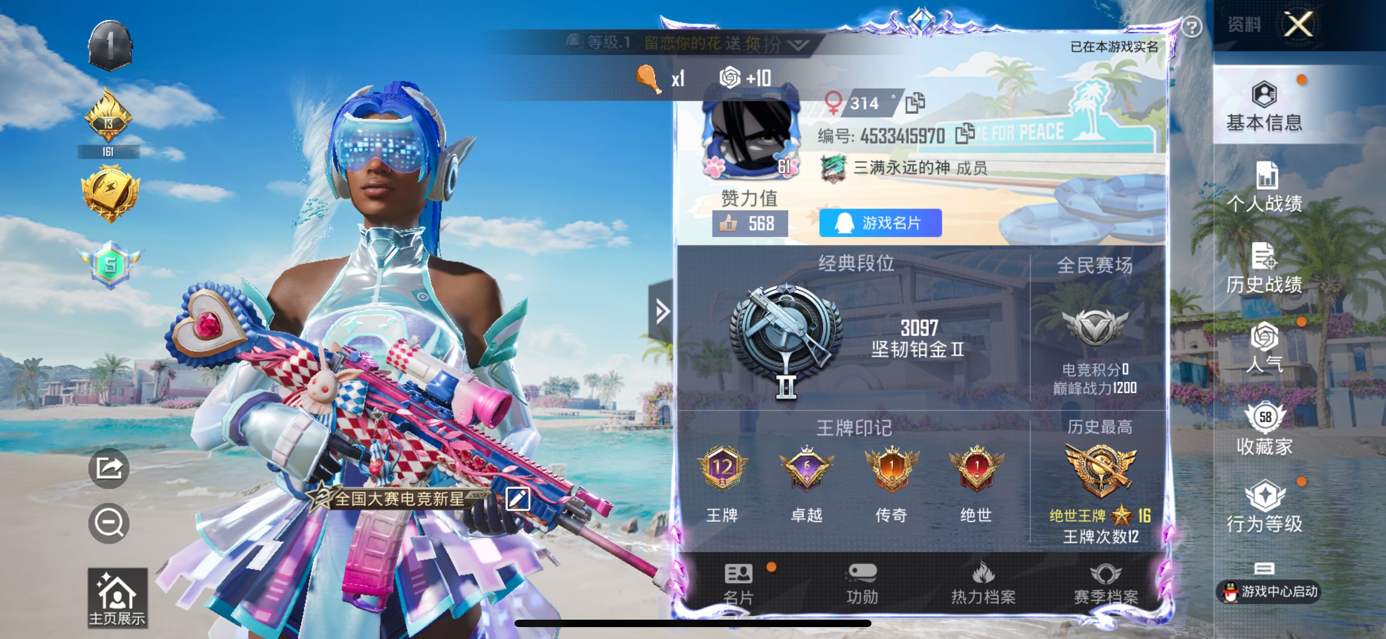 HPQM3338840和平精英账号详情图13