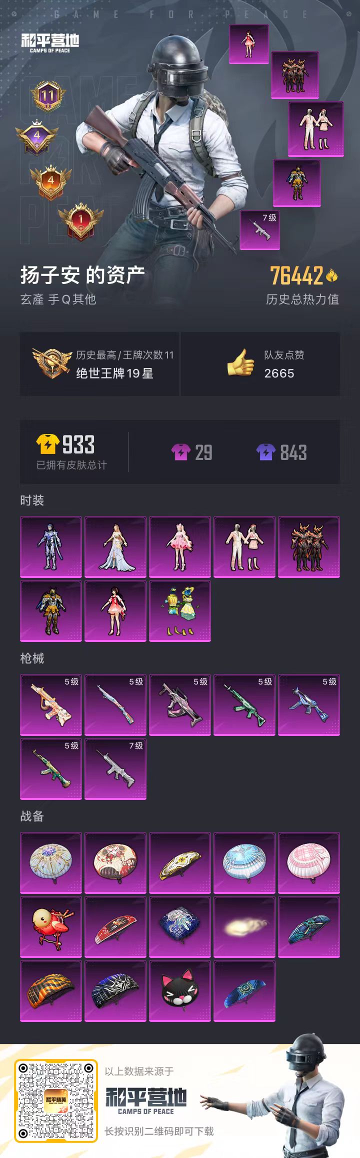 HPCMW3319708和平精英账号详情图2 HPCMW3319708和平精英账号详情图2