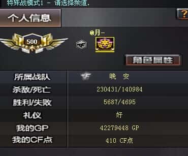 CFQM326887穿越火线账号详情图44