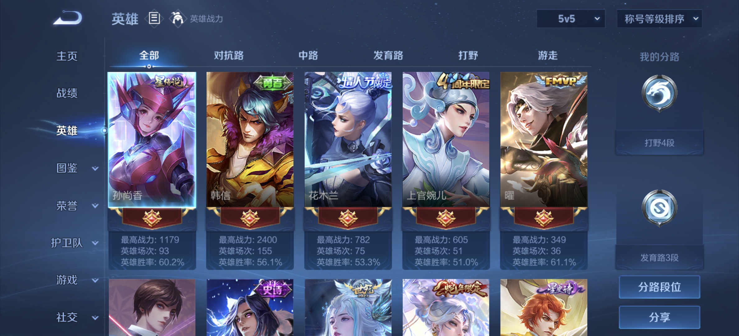 WZDN3260197王者荣耀账号详情图7
