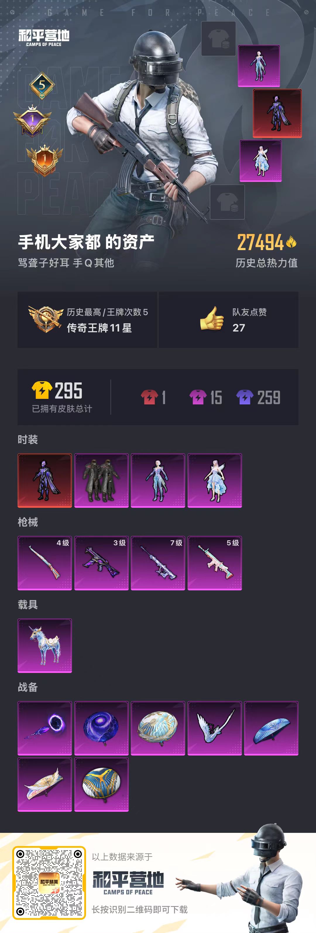 CFMCW346294枪战王者账号详情图11 CFMCW346294枪战王者账号详情图11