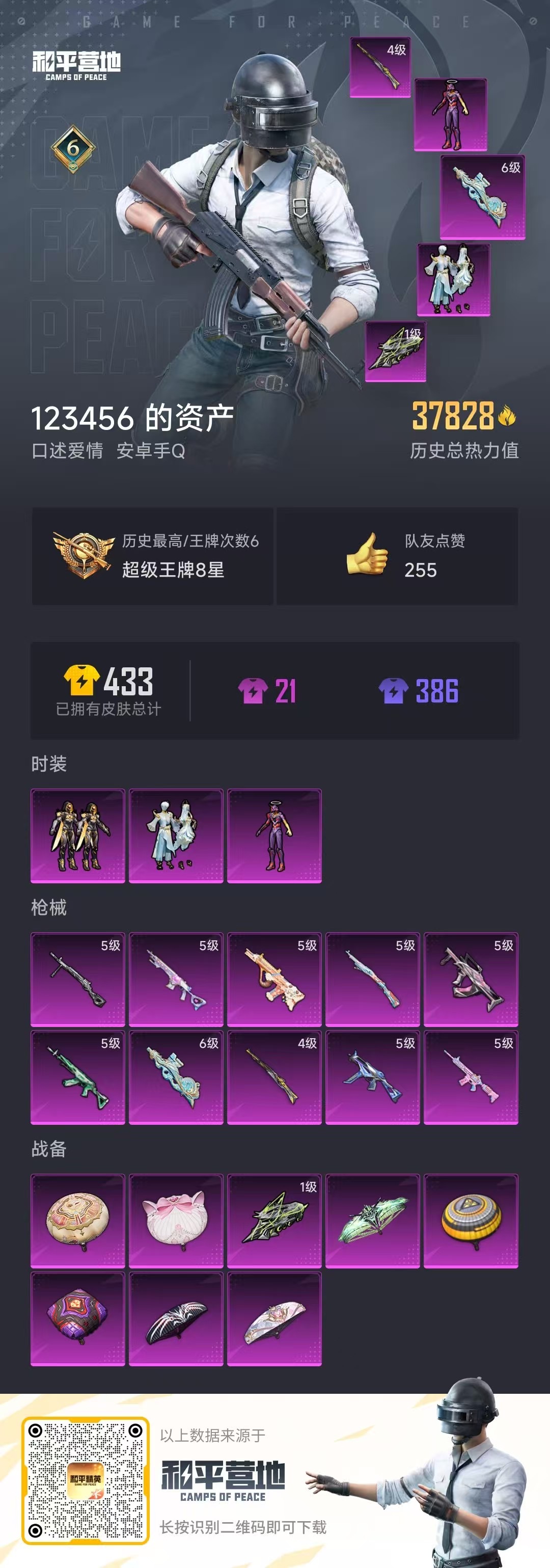 HPQK3324574和平精英账号详情图3 HPQK3324574和平精英账号详情图3