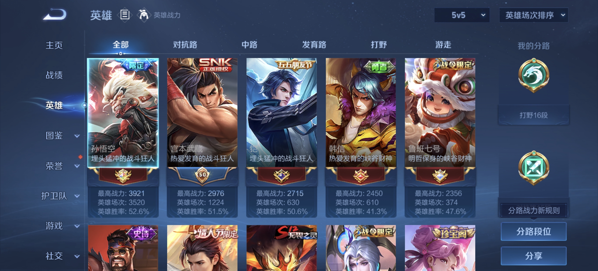 WZDN3264128王者荣耀账号详情图9