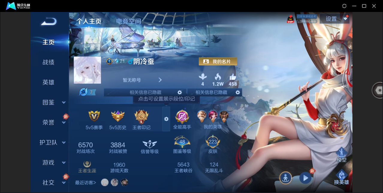 WZHMY3264325王者荣耀账号详情图2