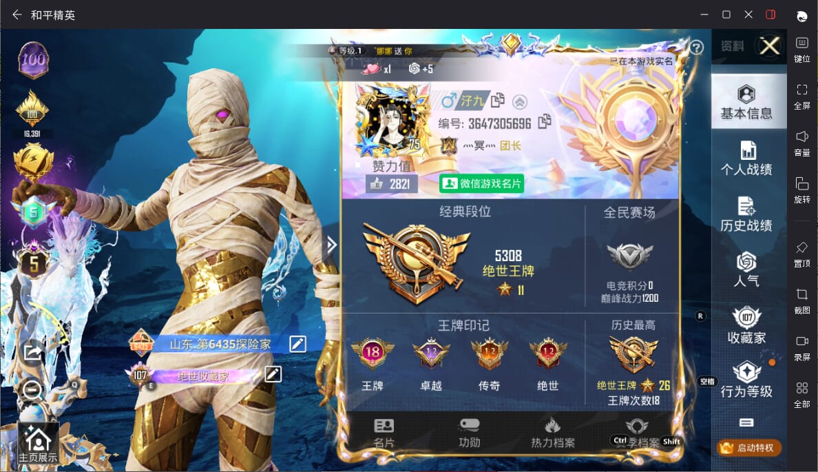 HPQM3329617和平精英账号详情图4
