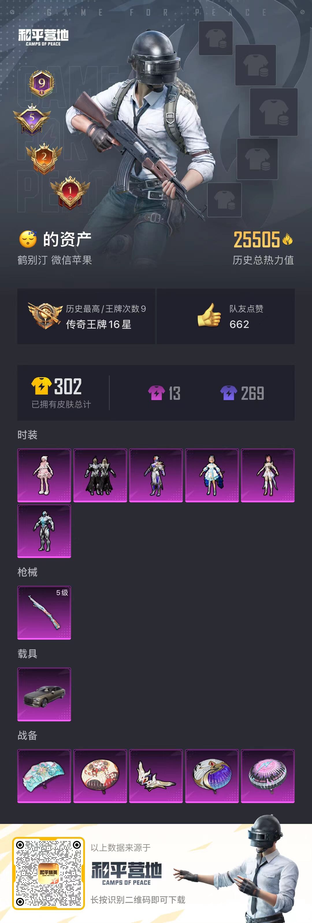 HPQM3324466和平精英账号详情图5 HPQM3324466和平精英账号详情图5