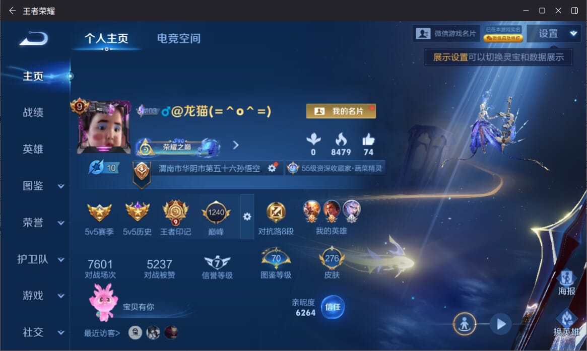 WZQM3269563王者荣耀账号详情图3 WZQM3269563王者荣耀账号详情图3