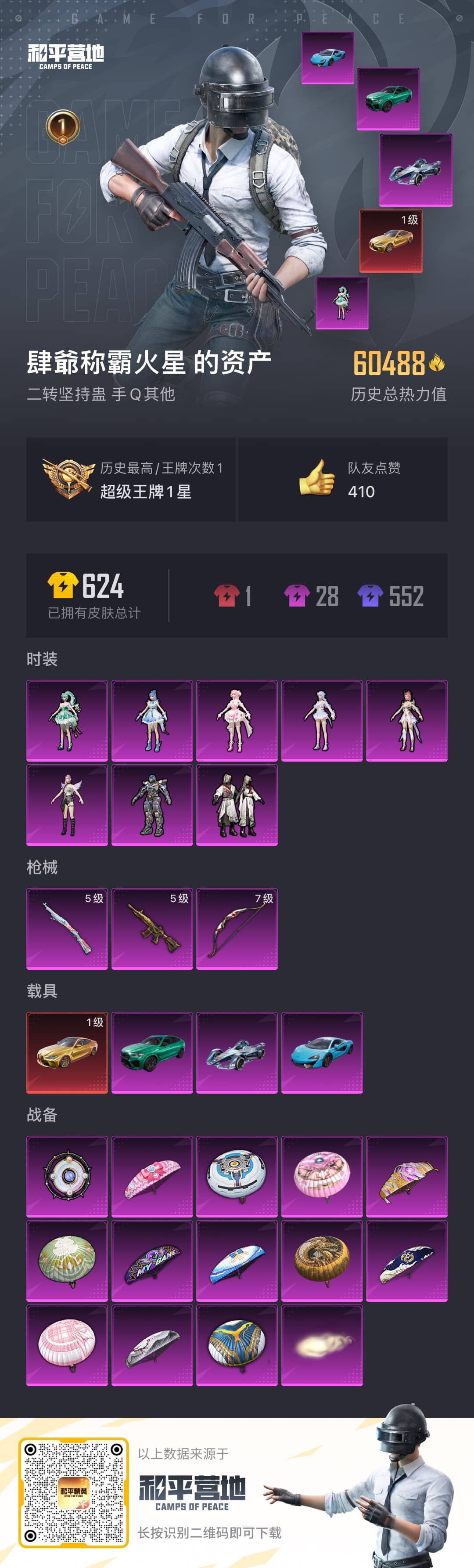 HPQM3327552和平精英账号详情图11 HPQM3327552和平精英账号详情图11