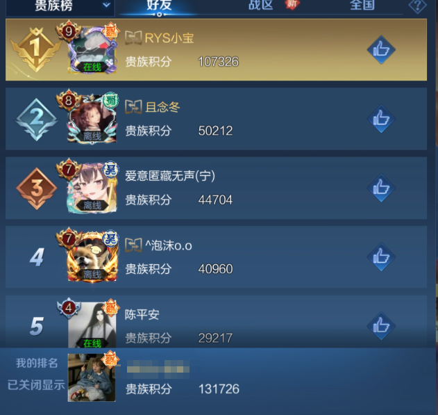 WZQM3275355王者荣耀账号详情图6