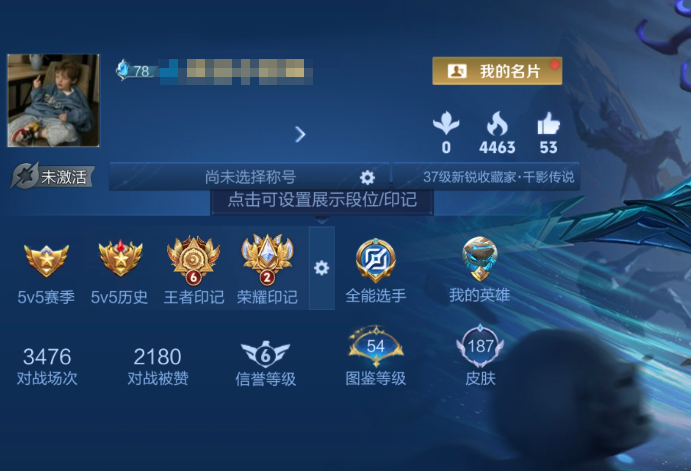 WZQM3275355王者荣耀账号详情图4
