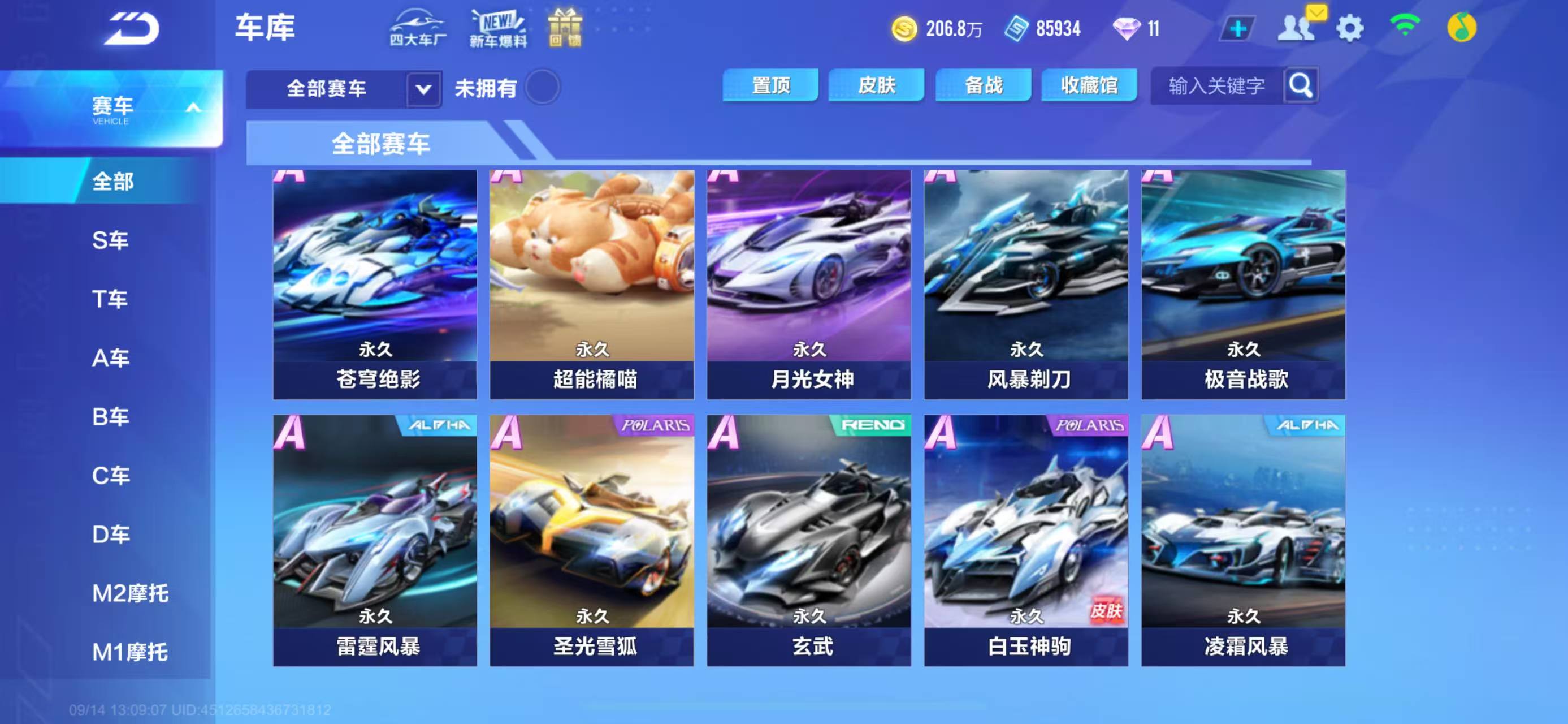 FCSCMW34928QQ飞车手游账号详情图8