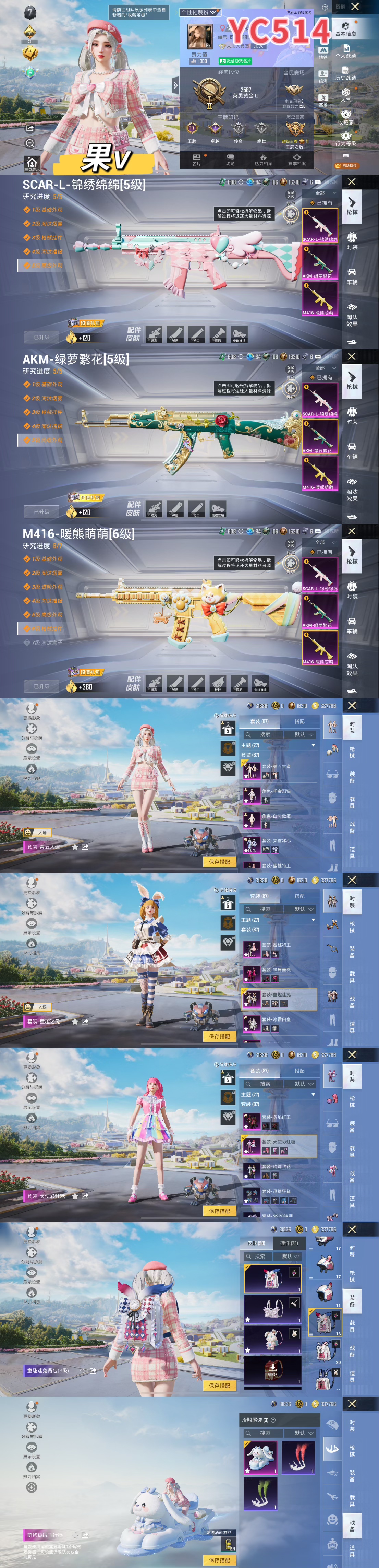 HPTXW3332089和平精英账号详情图2