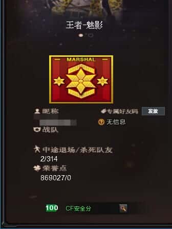 CFQM332622穿越火线账号详情图71