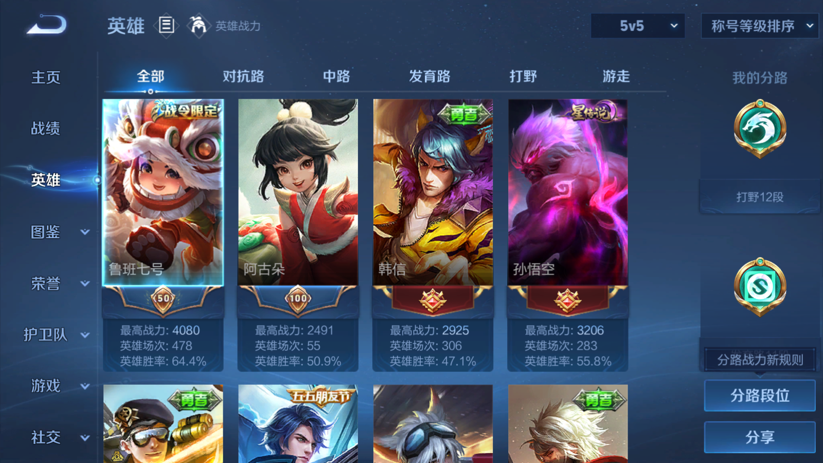 WZCMW3286197王者荣耀账号详情图5