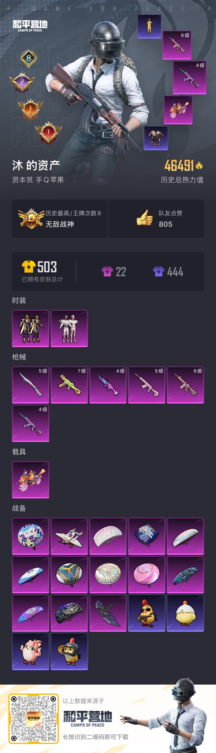 HPQM476131和平精英账号详情图22