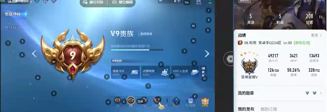 WZQM3297032王者荣耀账号详情图7