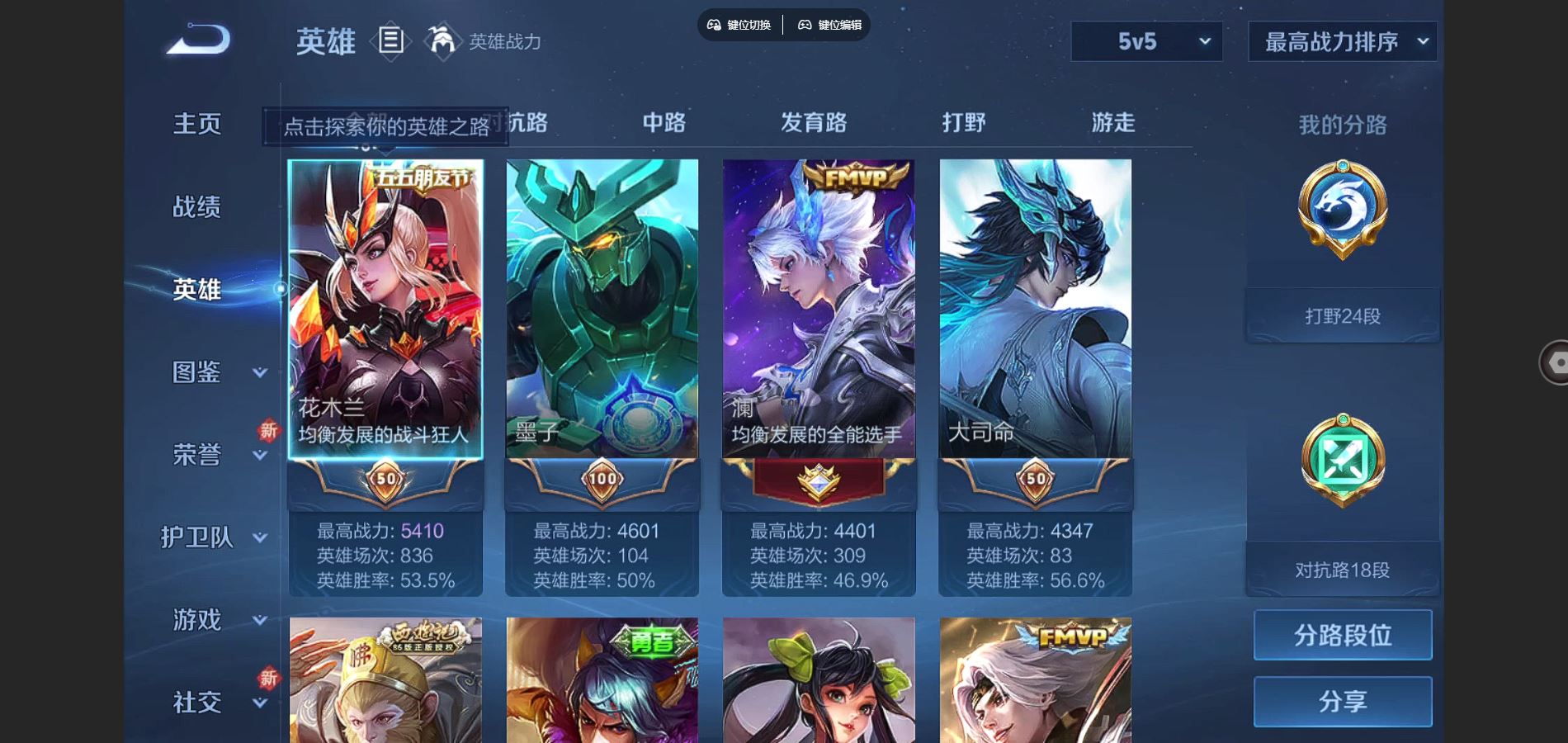 WZCMW3286141王者荣耀账号详情图4