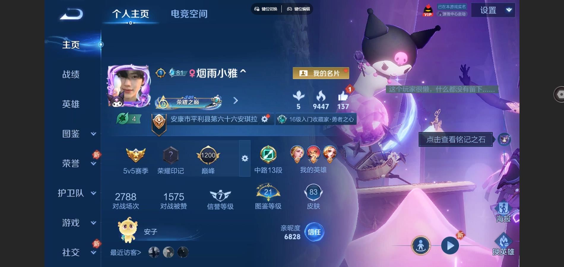 WZCMW3286460王者荣耀账号详情图2