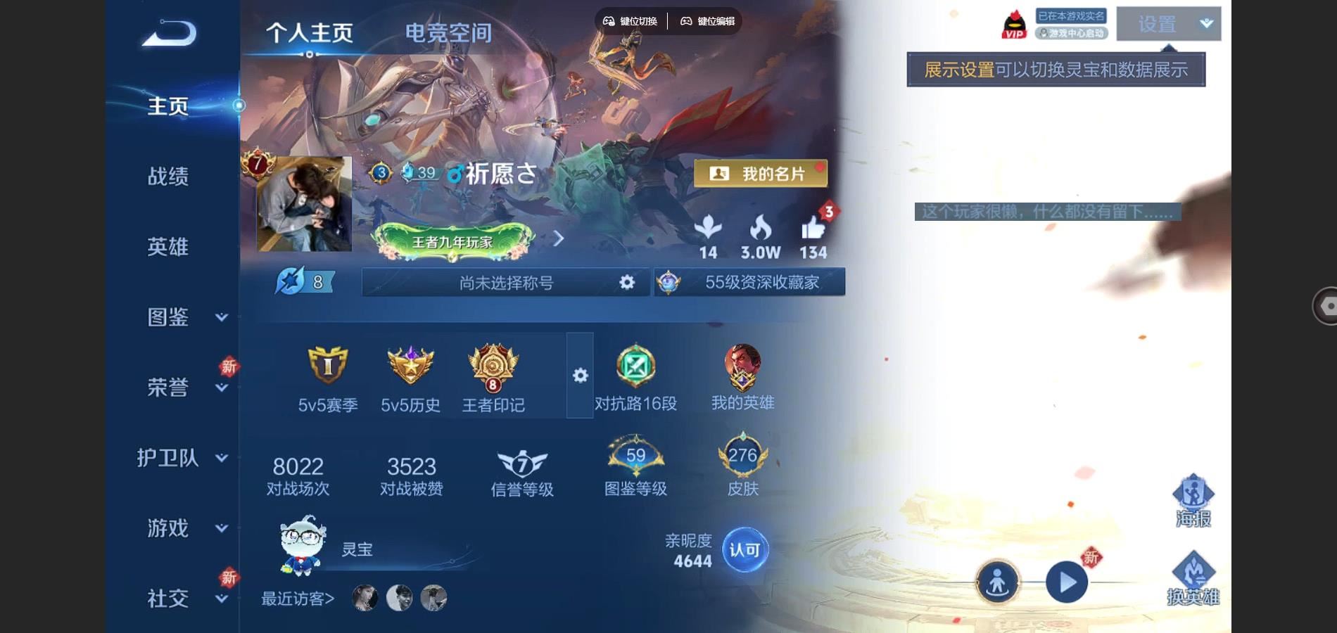 WZCMW3286612王者荣耀账号详情图2