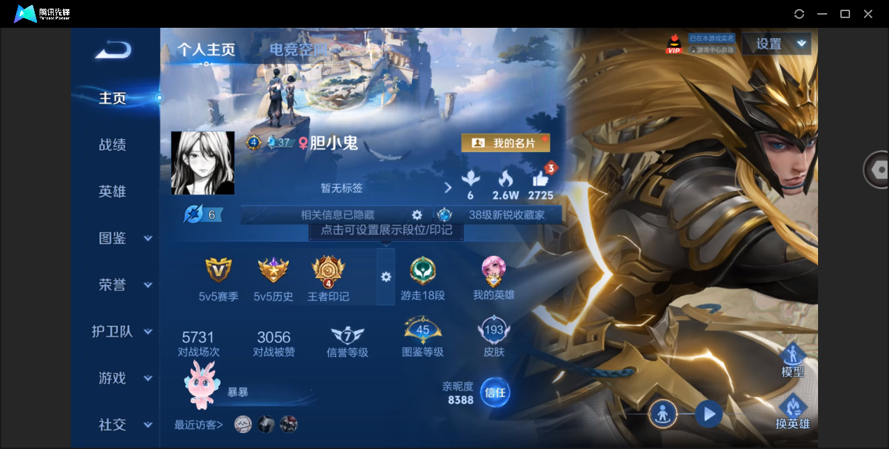 WZHMY3288198王者荣耀账号详情图2