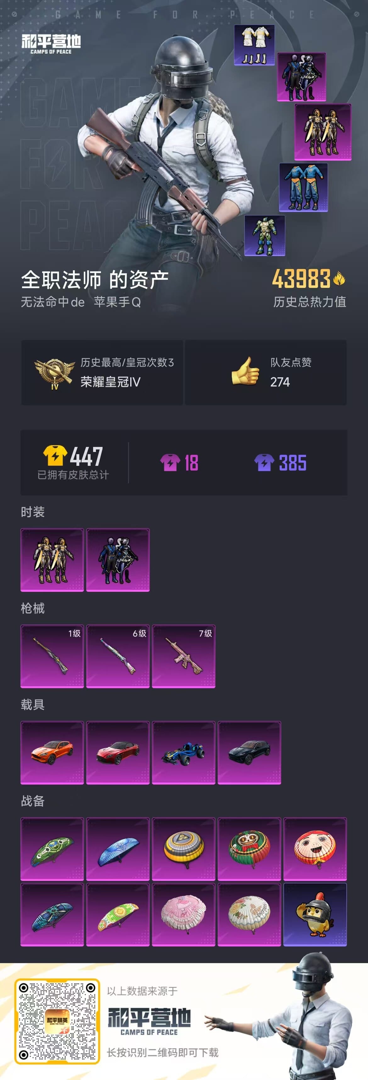 HPQM3335731和平精英账号详情图6