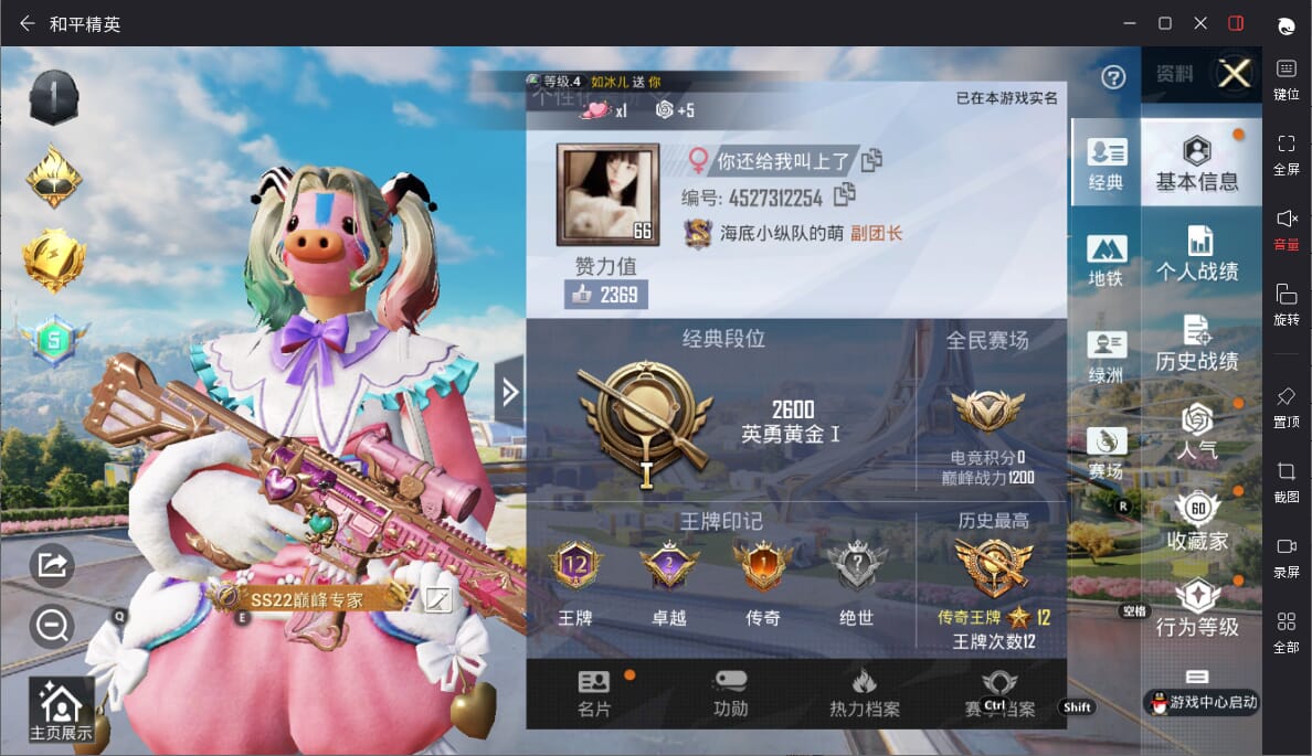 HPQM3335746和平精英账号详情图3
