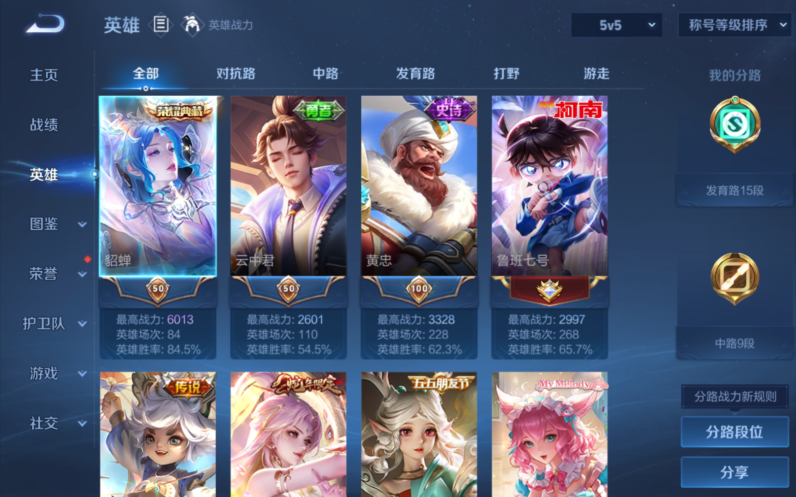 WZCMW3291289王者荣耀账号详情图4