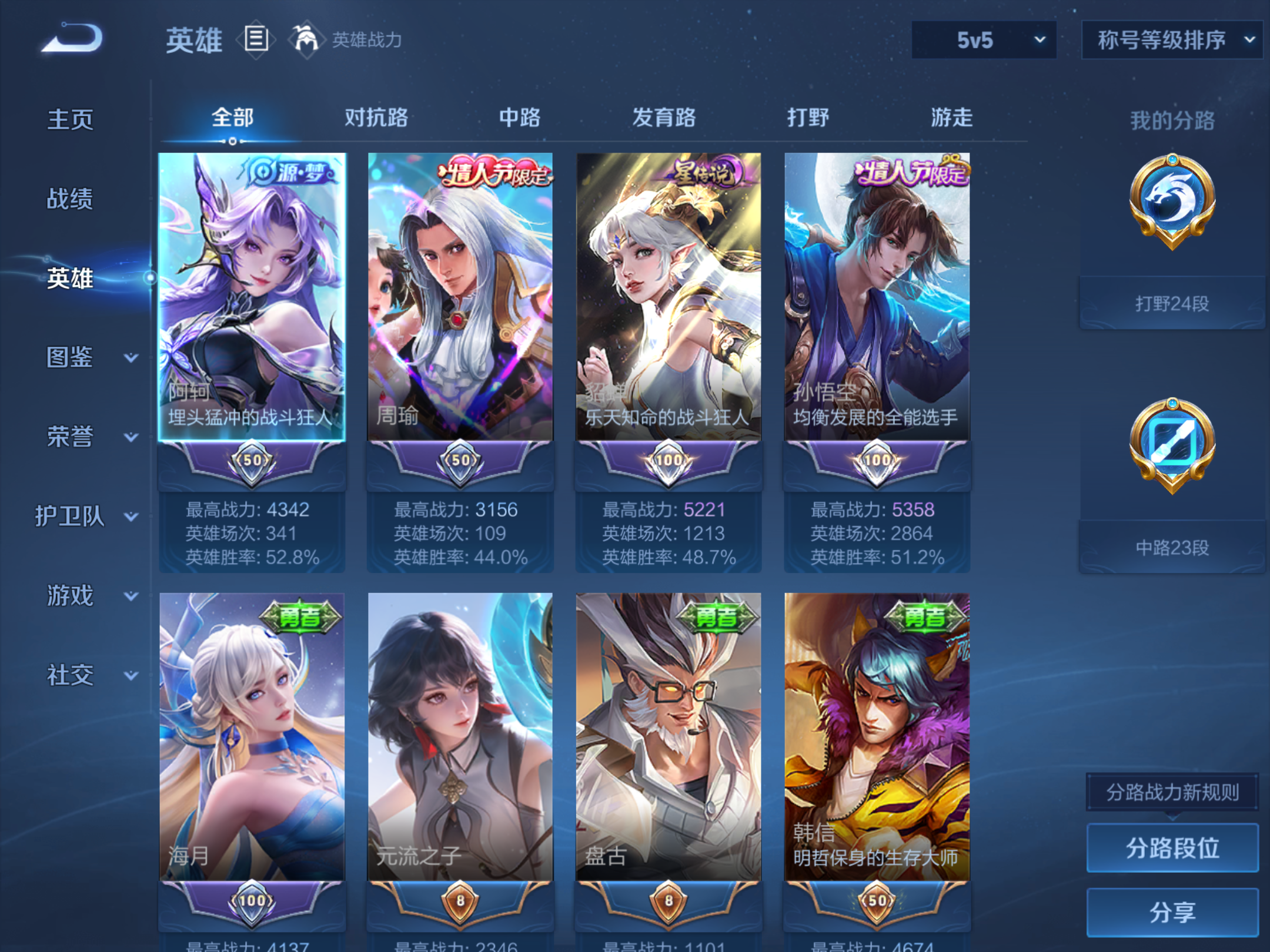 WZCMW3291319王者荣耀账号详情图5