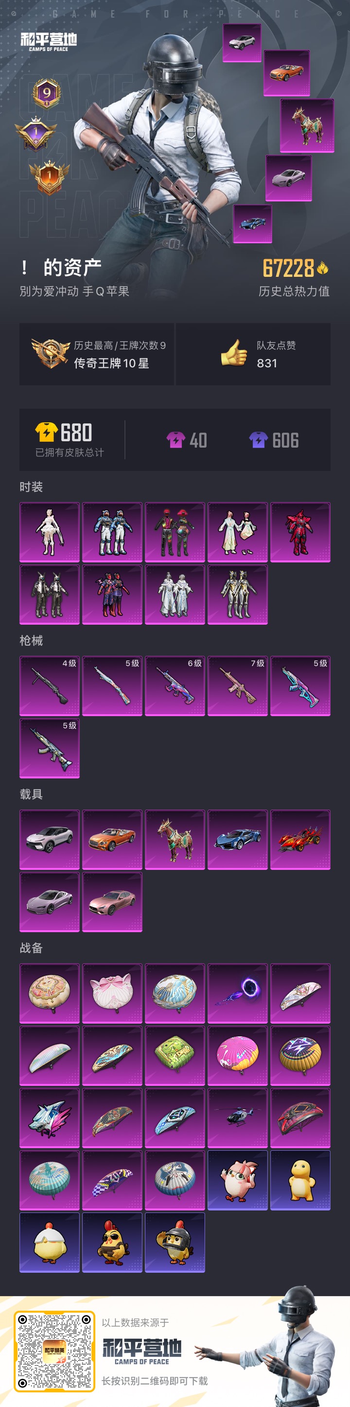 HPCMW3337307和平精英账号详情图2