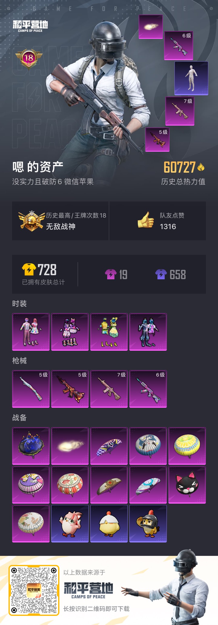 HPCMW3337304和平精英账号详情图2