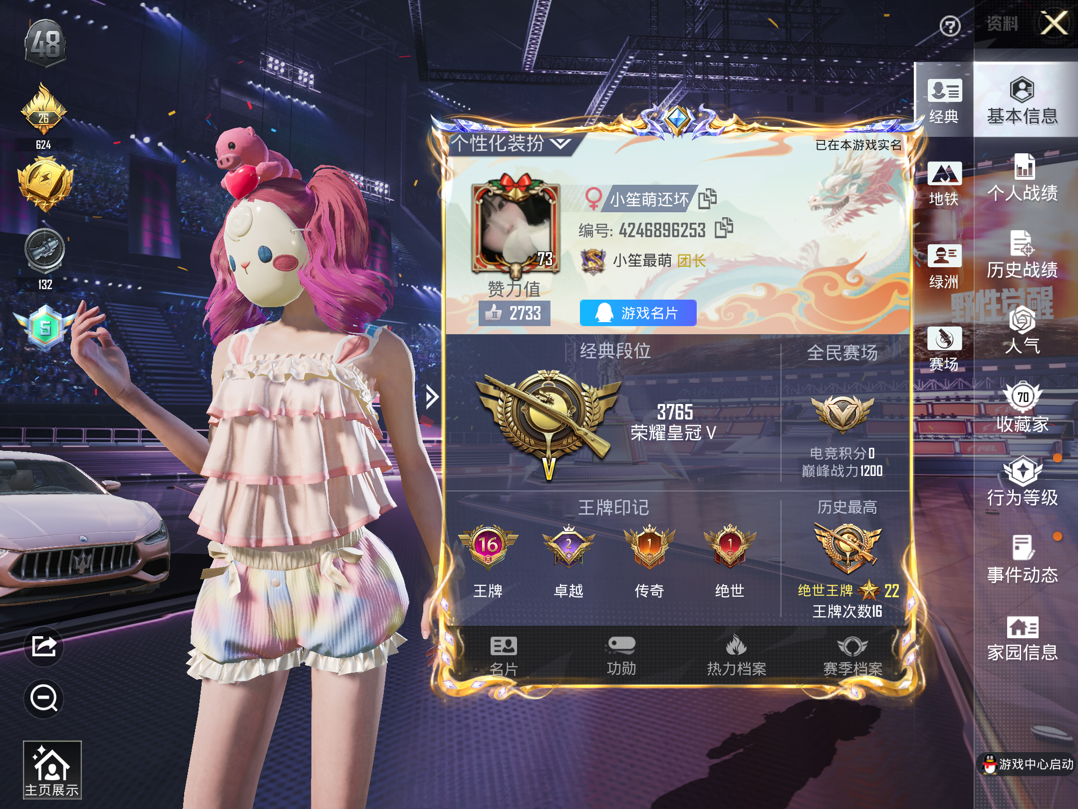 HPCMW3337467和平精英账号详情图10