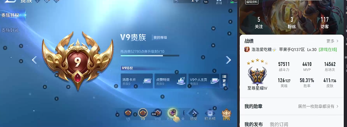 WZQM3296830王者荣耀账号详情图8
