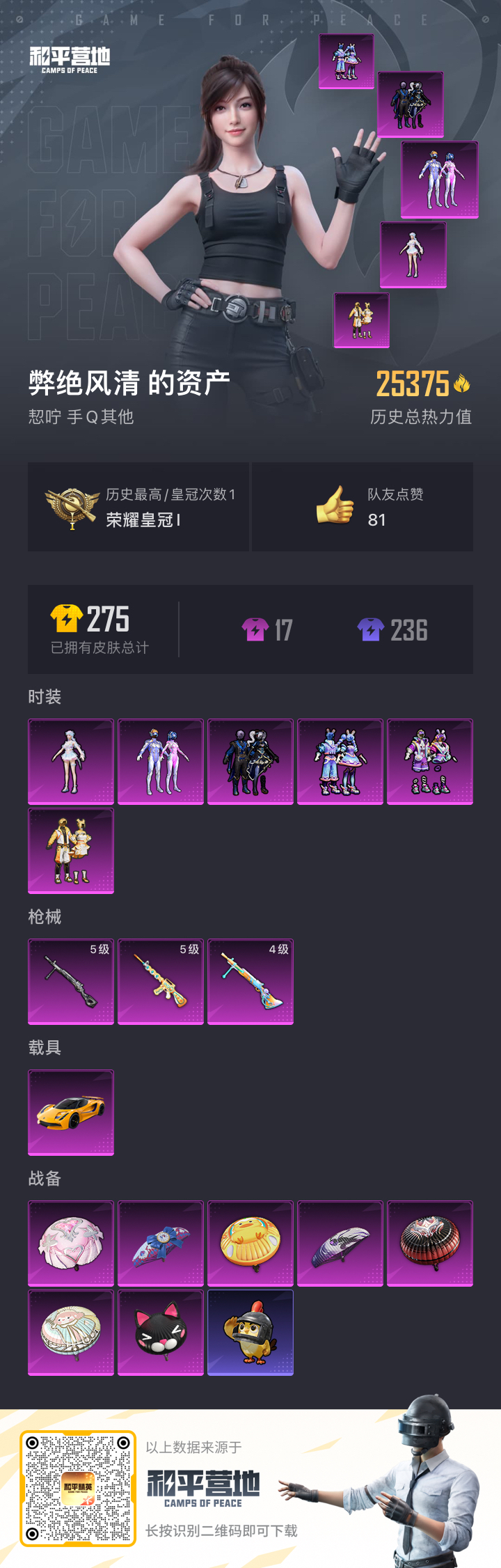 HPCMW3337842和平精英账号详情图18