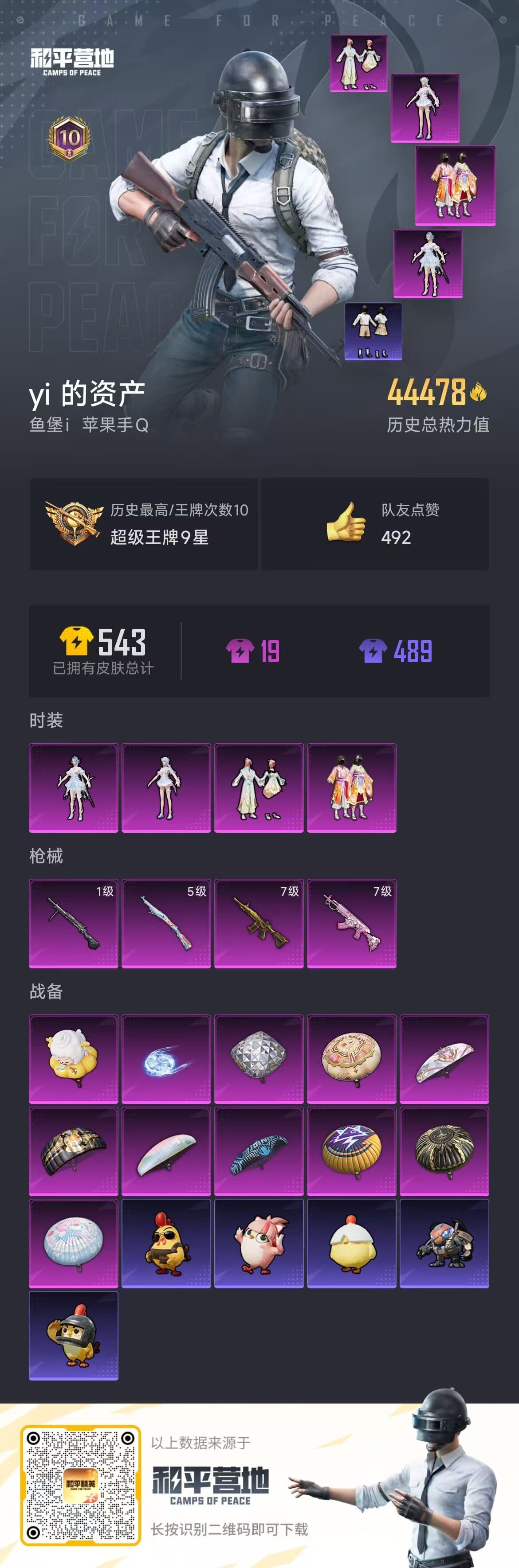 HPCMW3338323和平精英账号详情图9