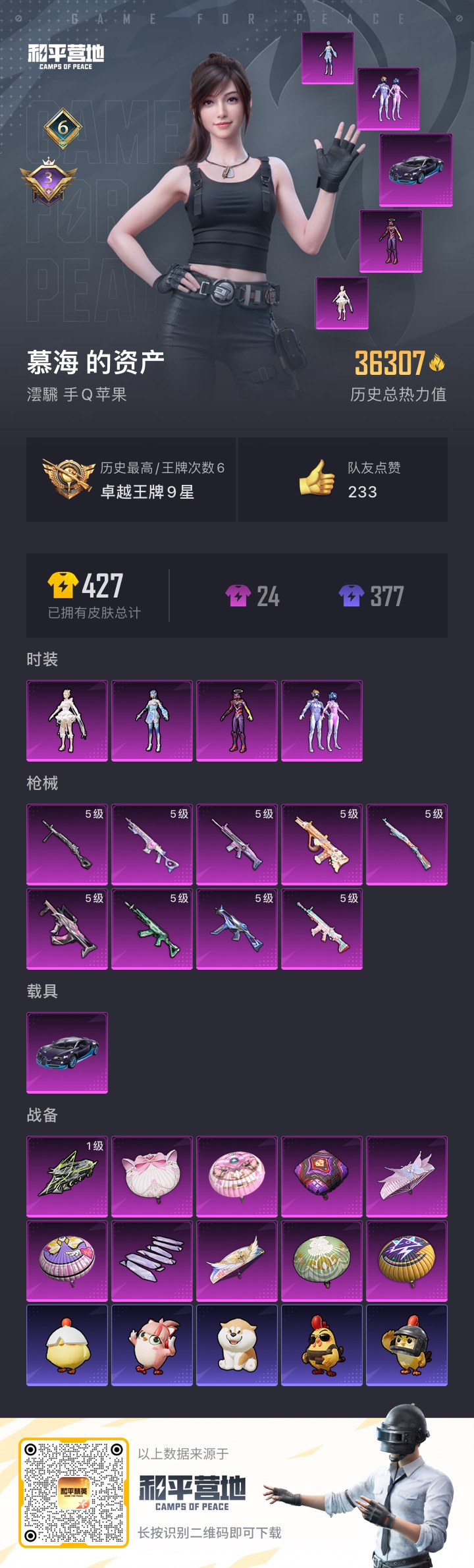 HPCMW3338490和平精英账号详情图2