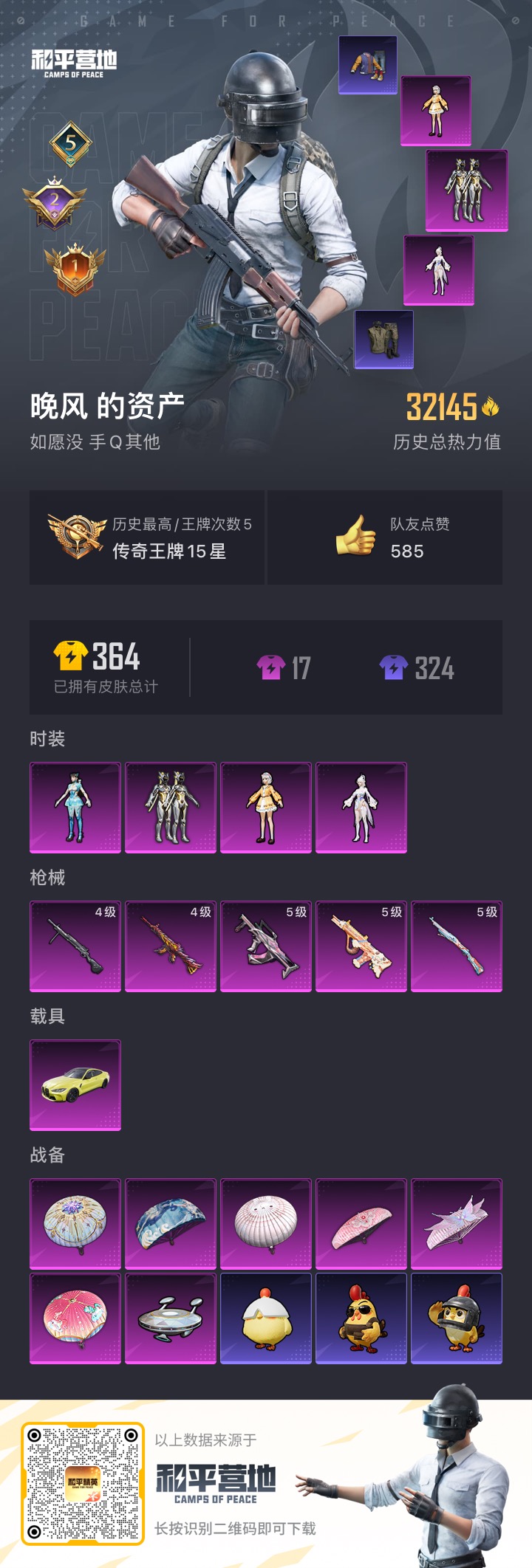 HPCMW3339194和平精英账号详情图2