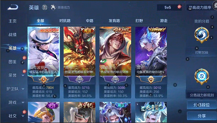 WZQM3375063王者荣耀账号详情图3 WZQM3375063王者荣耀账号详情图3