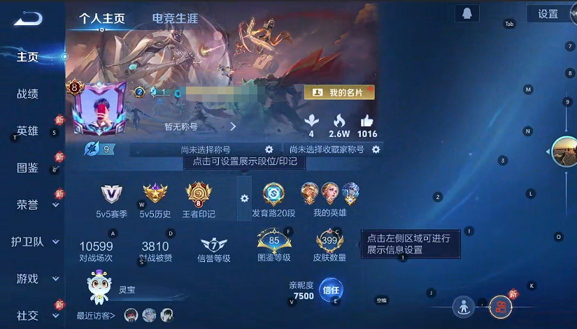 WZQM3375880王者荣耀账号详情图6 WZQM3375880王者荣耀账号详情图6