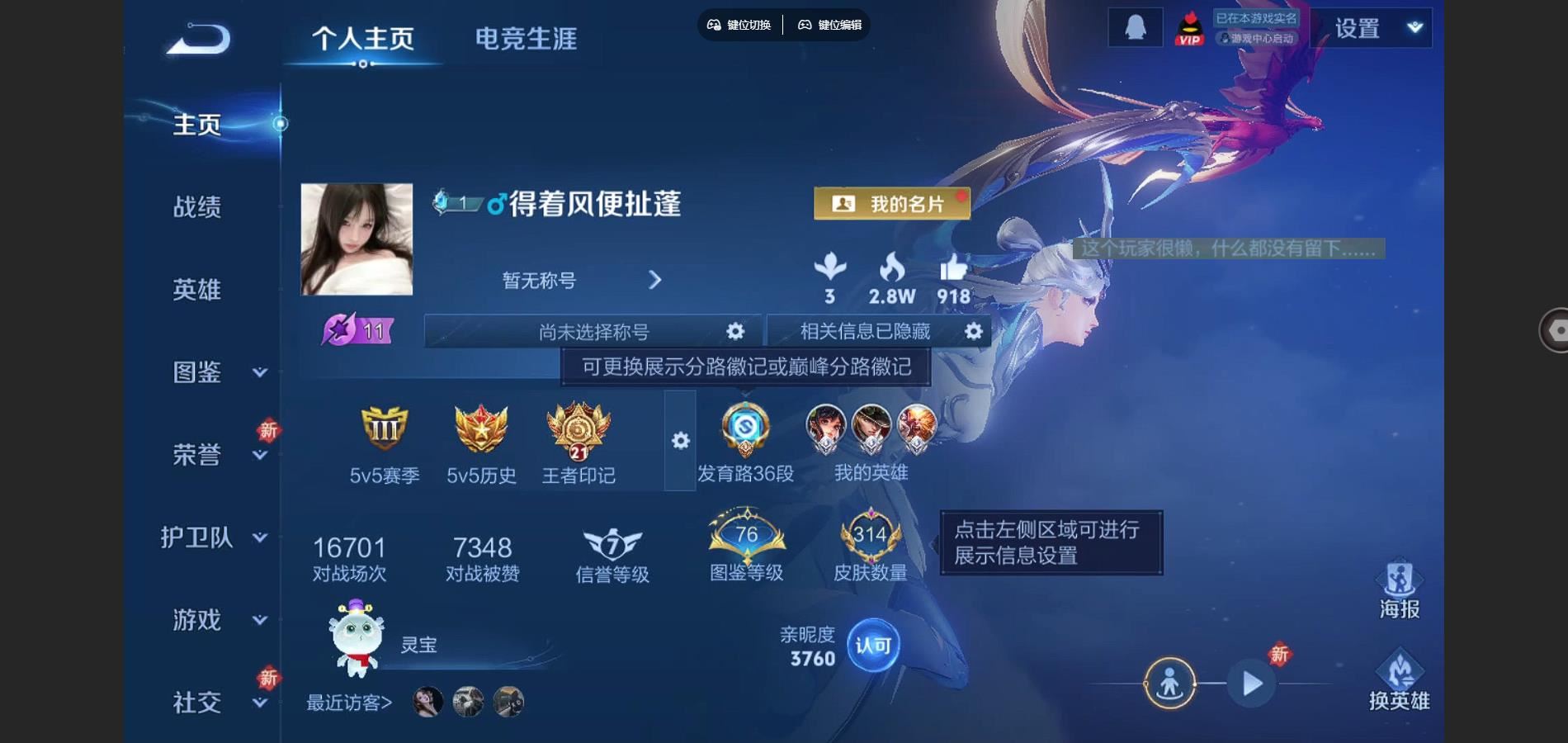 WZCMW3324047王者荣耀账号详情图2